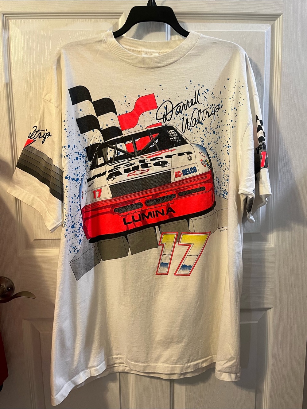Men’s Vintage 1992 Darrell Waltrip
NASCAR All-Over Print
(AOP) T-Shirt #17